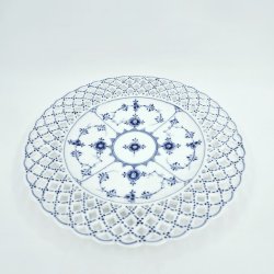 Musselmalet Helblonde Tallerken nr. 1-1099. sortering 1