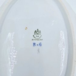 Mgestel Ovalt Fad nr. 18 Med Guldkant 1 sortering  