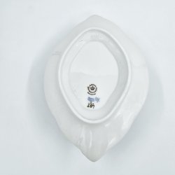 Musselmalet Halvblonde Riflet Sovseskl nr. 1-587. sortering 1 