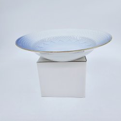 Mgestel Stor Dyb Tallerken nr. 22 Med Guldkant 1 sortering