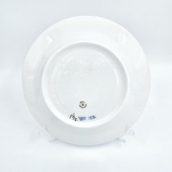 Musselmalet Riflet Middagstallerken nr. 1-175. sortering 1