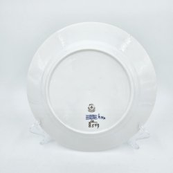 Bl Blomst Kantet Middagstallerken nr. 10-8549. sortering 1