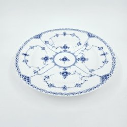 Musselmalet Halvblonde Middagstallerken nr. 1-571. sortering 1