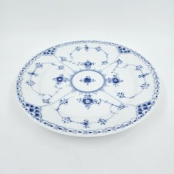 Musselmalet Halvblonde Stor Middagstallerken nr. 627. sortering 2 