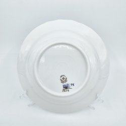 Bl Blomst Svejfet Lille Dyb Tallerken nr. 10-1616 . sortering 1