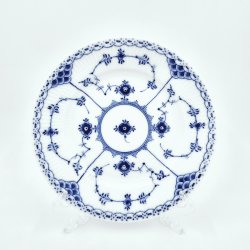 Musselmalet Halvblonde Kagetallerken nr. 1-575. sortering 1