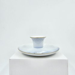 Mgestel Lysestage nr. 249 Med Guldkant 1 sortering 