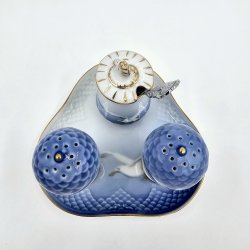 Mgestel Plate De Menage nr. 52D Med Guldkant 2 sortering   