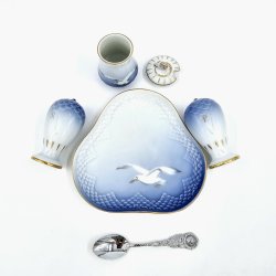 Mgestel Plate De Menage nr. 52D Med Guldkant 2 sortering   