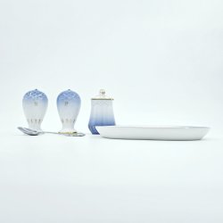 Mgestel Plate De Menage nr. 52D Med Guldkant 2 sortering   