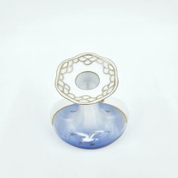 Mgestel Lysestage Med Blondekant nr. 72 Med Guldkant 2 sortering  