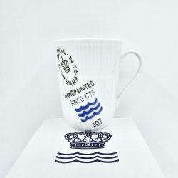 Royal Copenhagen Hvidriflet Signatur Krus nr. 497. sortering 1
