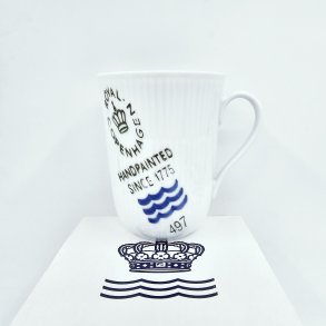 Royal Copenhagen Hvidriflet Signatur Krus nr. 497. sortering 1