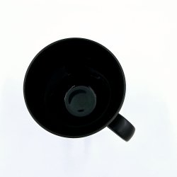 Royal Copenhagen Sort Riflet Krus nr. 497. sortering 1 