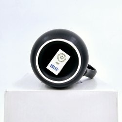 Royal Copenhagen Sort Riflet Krus nr. 497. sortering 1 