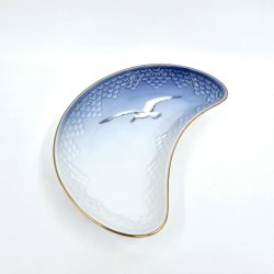 Mgestel Halvmne Asiet nr. 41 Med Guldkant 1 sortering  