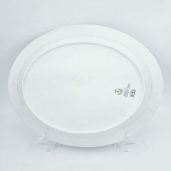 Musselmalet Halvblonde Stort Ovalt Fad nr. 1-533. sorterin 2