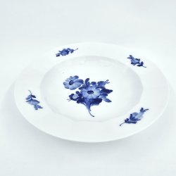 Bl Blomst Kantet Lille Dybtallerken nr. 10-8547. sortering 1