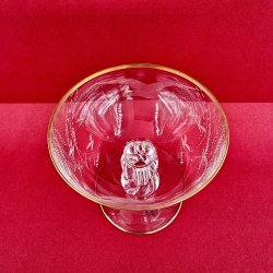 Mgeglas Champagneskl Med Guldkant