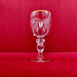 Mgeglas Rdvinsglas Med Guldkant