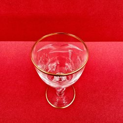 Mgeglas portvinglas Med Guldkant