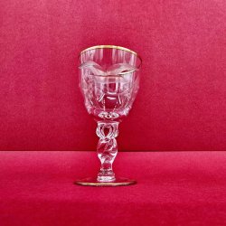 Mgeglas portvinglas Med Guldkant