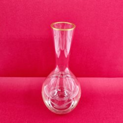 M�geglas Karaffel Med Guldkant 