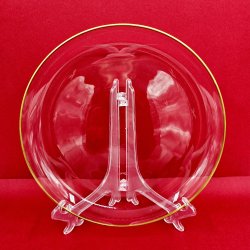 Mgeglas Lagkagefad Med Guldkant  