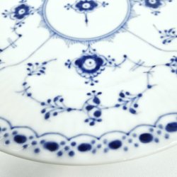 Musselmalet Halvblonde Sidetallerken nr. 1-576. sortering 1