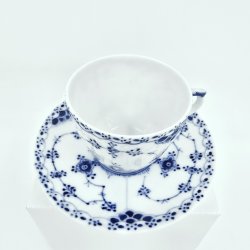 Musselmalet Halvblonde Espressokop nr. 1-719. sortering 1 