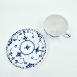 Musselmalet Halvblonde Espressokop nr. 1-719. sortering 1 