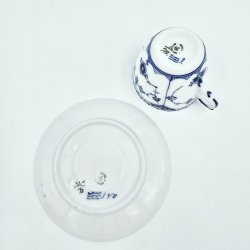 Musselmalet Halvblonde Espressokop nr. 1-719. sortering 1 