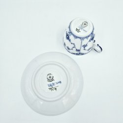 Musselmalet Halvblonde Espressokop nr. 1-719. sortering 2 