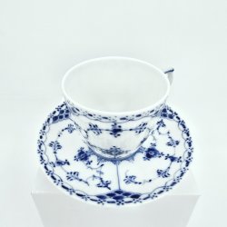 Musselmalet Halvblonde Espressokop nr. 1-719. sortering 2 