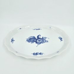 Bl Blomst Kantet Oval Bakke nr. 10-8578. sortering 1 