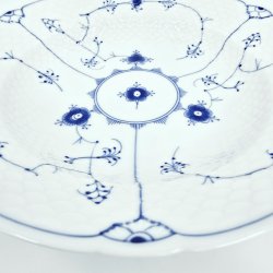 B &amp; G Musselmalet Stor Dyb Tallerken nr. 22. sortering 1