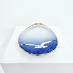 Mgestel Musling Asiet nr. 200 Med Guldkant 2 sortering 