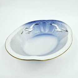 M�gestel Sk�l Oval nr. 12A  Med Guldkant 1 sortering 