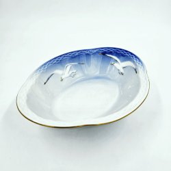 Mgestel Skl Oval nr. 12A Med Guldkant 2 sortering 