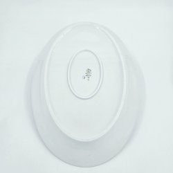 Mgestel Oval Fad nr. 16 Med Guldkant 2 sortering 