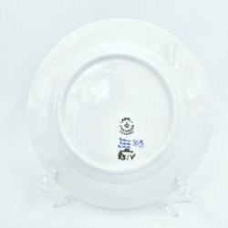 Bl Blomst Kantet Stor kagetallerken nr. 10-8514. sortering 2