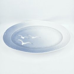 Mgestel Stort Ovalt Fad nr. 13 Uden Guldkant 2 sortering  Sjldent 