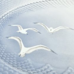 Mgestel Stort Ovalt Fad nr. 13 Uden Guldkant 2 sortering  Sjldent 