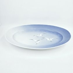 Mgestel Stort Ovalt Fad nr. 14 Uden Guldkant 2 sortering Sjldent 