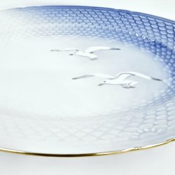 Mgestel Oval fad nr. 16 Med Guldkant 1 sortering 