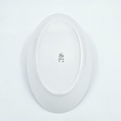 Mgestel Oval Asiet nr. 39 Med Guldkant 2 sortering  