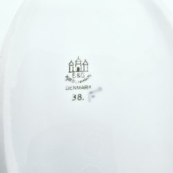 Mgestel Oval Asiet nr. 38 Med Guldkant 1 sortering 