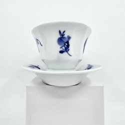 Bl Blomst Kantet Sovseskl nr. 10-8631. sortering 1