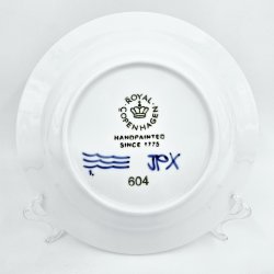 Sort Mega Riflet Dyb Tallerken nr. 604. sortering 1  