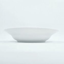 Musselmalet Riflet Dyb Tallerken nr. 1-165. sortering 1 